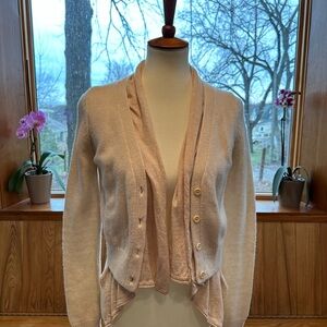 BCBG Max Azria Wool Cream Cardigan Sweater XS